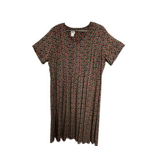 JBS Ltd Multicolor Floral Pattern Short Sleeve Women's Dress - Size 26W